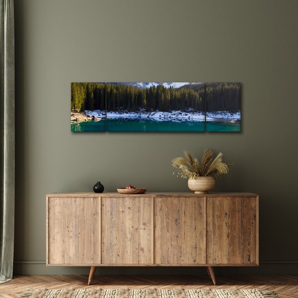 Obraz - Jezioro Karersee (170x50 cm)