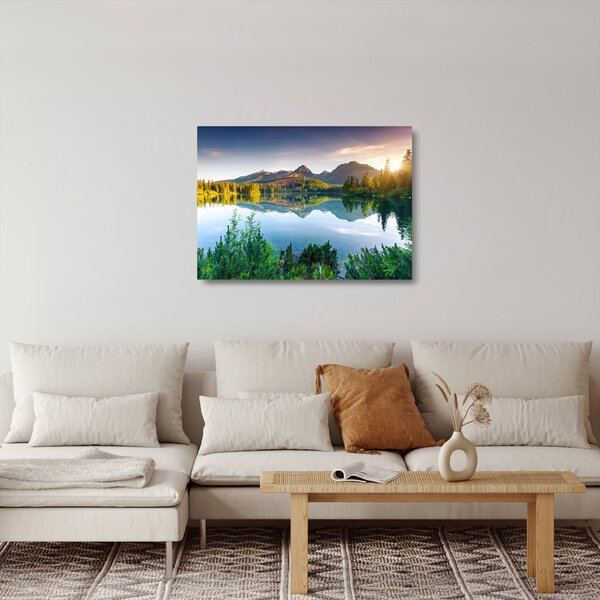Obraz na szkle - Jezioro (70x50 cm)