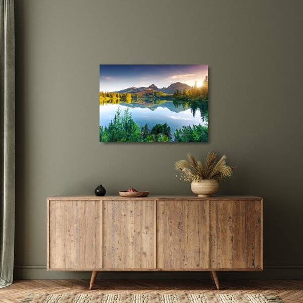 Obraz na szkle - Jezioro (70x50 cm)