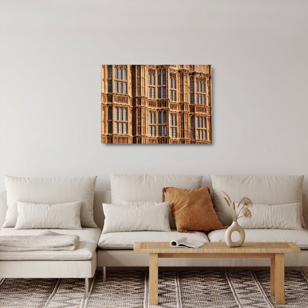 Obraz na szkle - Szczegół budynku (70x50 cm)