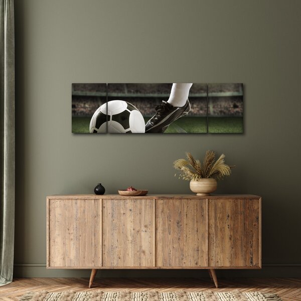 Obraz - Piłka nożna (170x50 cm)
