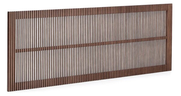 Zagłówek z litego drewna jesionowego w ciemnym naturalnym kolorze 195x70 cm Beyla – Kave Home