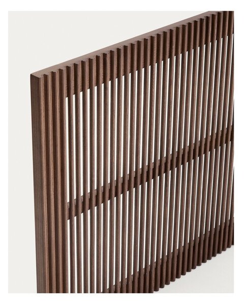 Zagłówek z litego drewna jesionowego w ciemnym naturalnym kolorze 195x70 cm Beyla – Kave Home