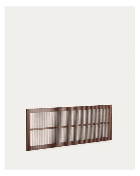 Zagłówek z litego drewna jesionowego w ciemnym naturalnym kolorze 195x70 cm Beyla – Kave Home