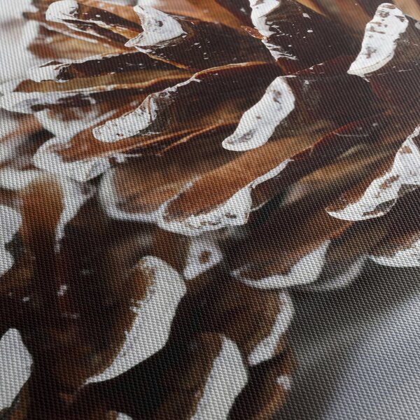 Obraz - Pączki (z zegarem) (90x30 cm)
