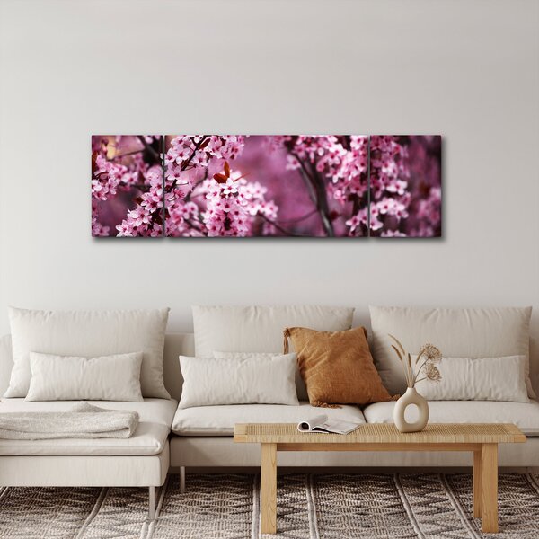 Obraz - Różowa sakura (170x50 cm)