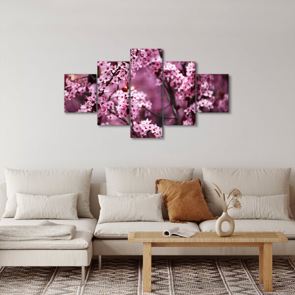 Obraz - Różowa sakura (125x70 cm)