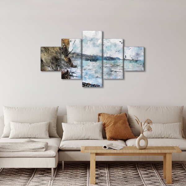 Obraz - Rafa, akwarela (125x70 cm)