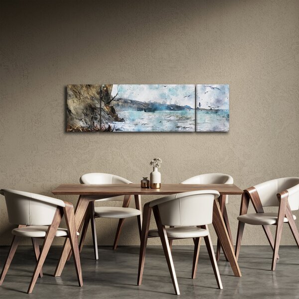 Obraz - Rafa, akwarela (170x50 cm)