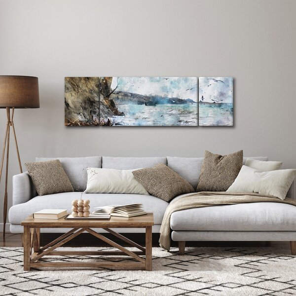Obraz - Rafa, akwarela (170x50 cm)