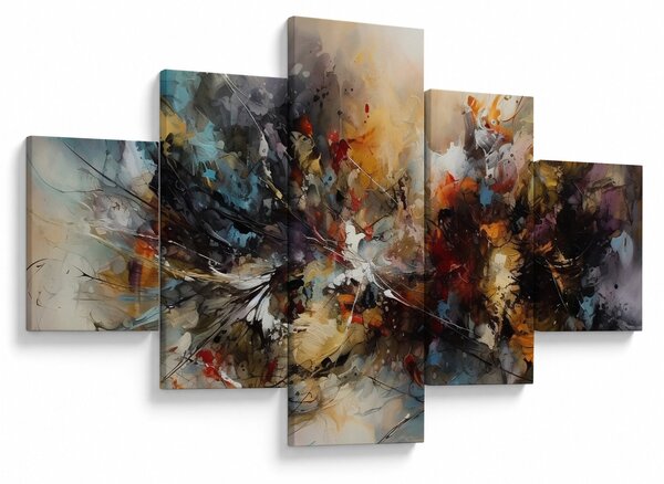 Obraz - Grafika abstrakcyjna (125x70 cm)