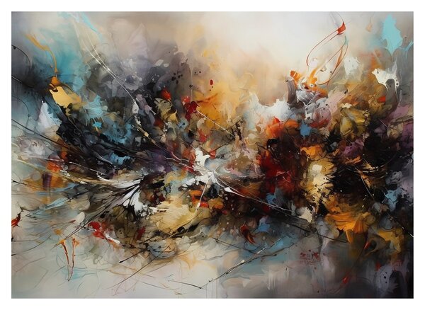Obraz - Grafika abstrakcyjna (70x50 cm)