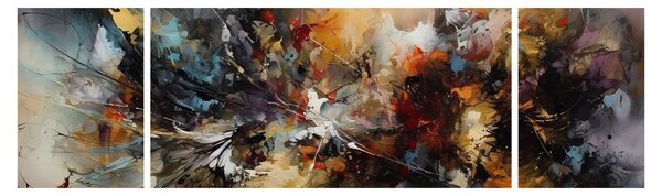 Obraz - Grafika abstrakcyjna (170x50 cm)