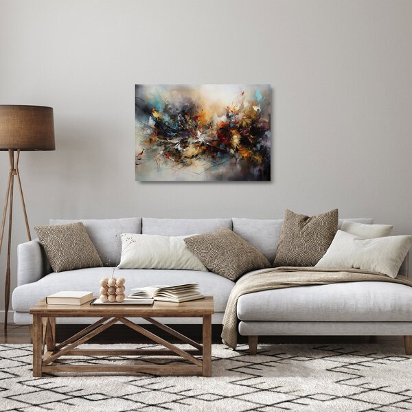 Obraz na szkle - Grafika abstrakcyjna (70x50 cm)