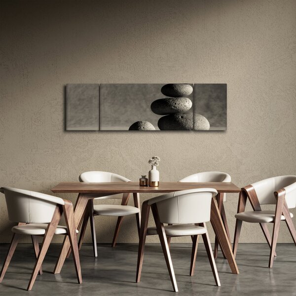Obraz - Szare kamienie (170x50 cm)
