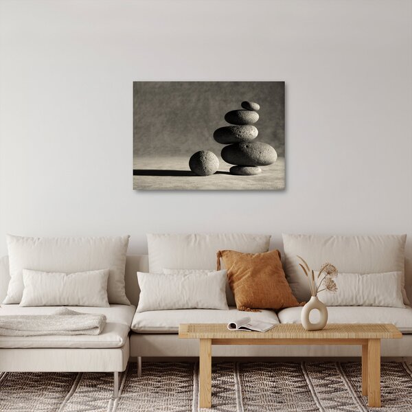 Obraz - Szare kamienie (70x50 cm)