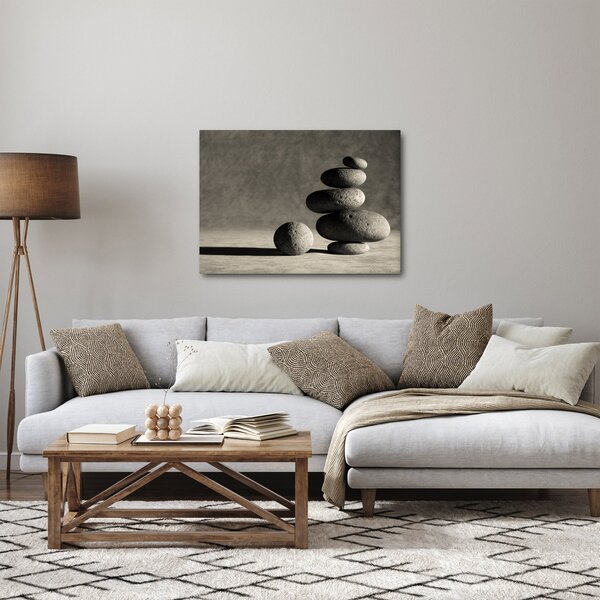 Obraz - Szare kamienie (70x50 cm)