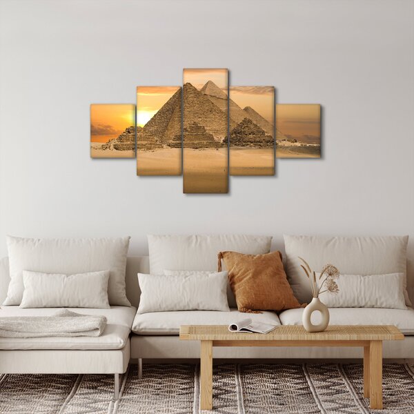 Obraz - Piramidy (125x70 cm)