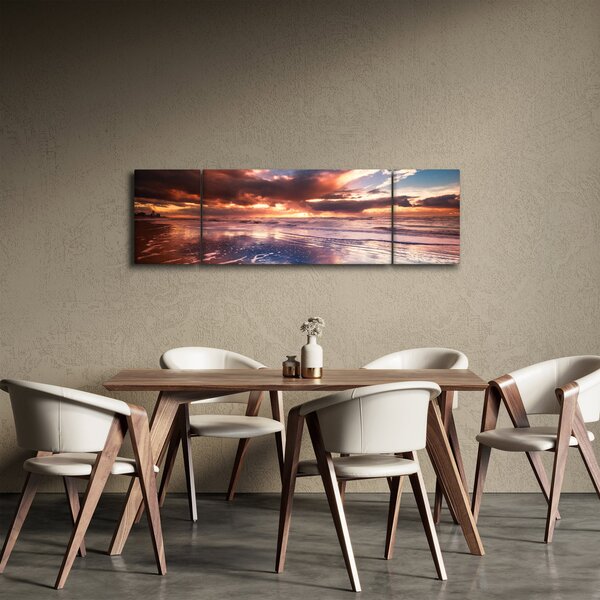 Obraz - Wieczorna plaża (170x50 cm)