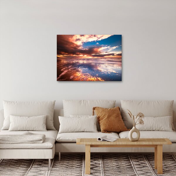 Obraz - Wieczorna plaża (70x50 cm)