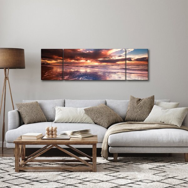 Obraz - Wieczorna plaża (170x50 cm)