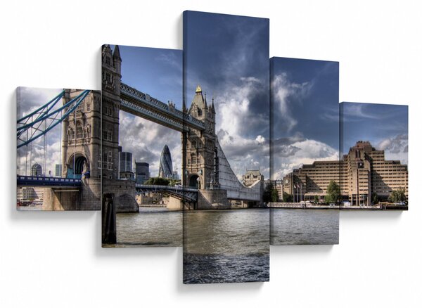 Obraz - Tower Bridge w Londynie (125x70 cm)
