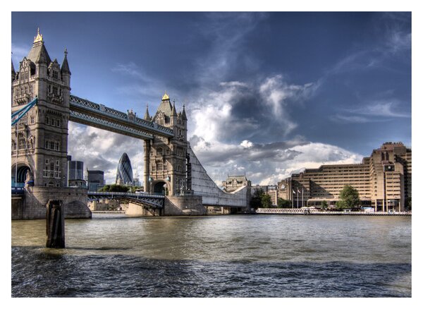 Obraz na szkle - Tower Bridge w Londynie (70x50 cm)