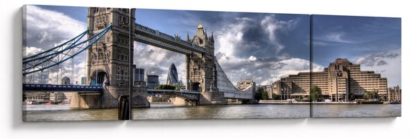 Obraz - Tower Bridge w Londynie (170x50 cm)