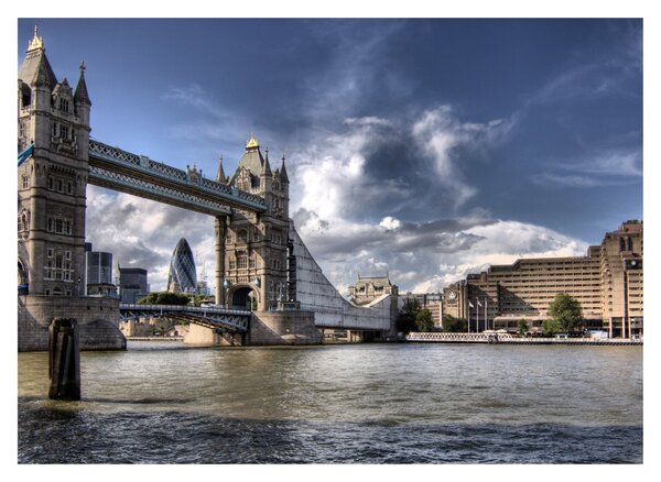 Obraz - Tower Bridge w Londynie (70x50 cm)