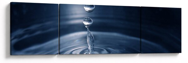 Obraz - Krople (170x50 cm)