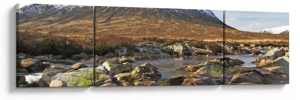 Obraz - Góra z rzeką (170x50 cm)