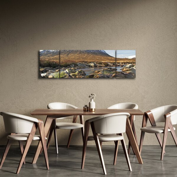 Obraz - Góra z rzeką (170x50 cm)