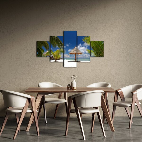 Obraz - Plaża z białym piaskiem (125x70 cm)