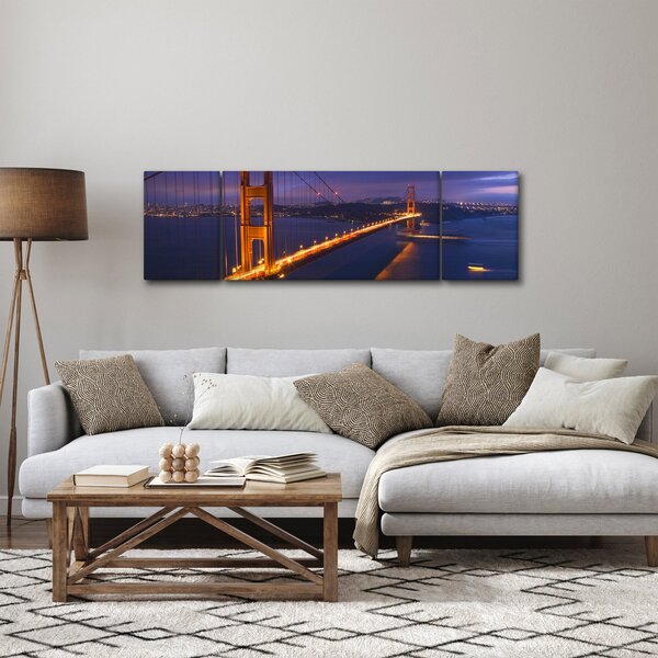 Obraz - Most Golden Gate (170x50 cm)