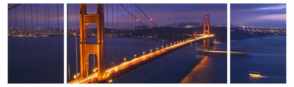 Obraz - Most Golden Gate (170x50 cm)
