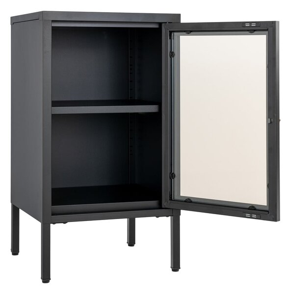 Czarna metalowa witryna 38x70 cm Dalby – House Nordic