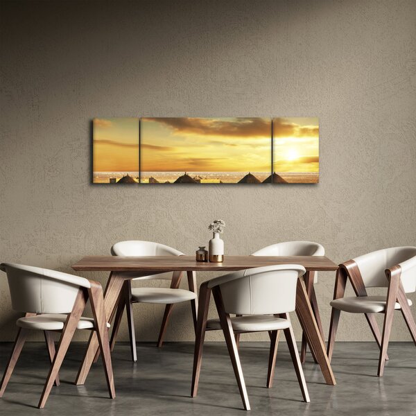 Obraz - Chaty na pustyni (170x50 cm)