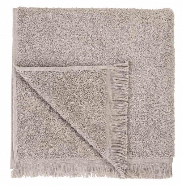 Szary/brązowy bawełniany ręcznik 50x100 cm FRINO – Blomus