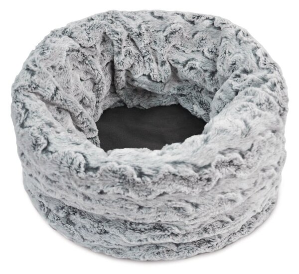 Szare legowisko dla czworonoga ø 33 cm Snuggle Bed 3in1 Husky Grey S – P.L.A.Y