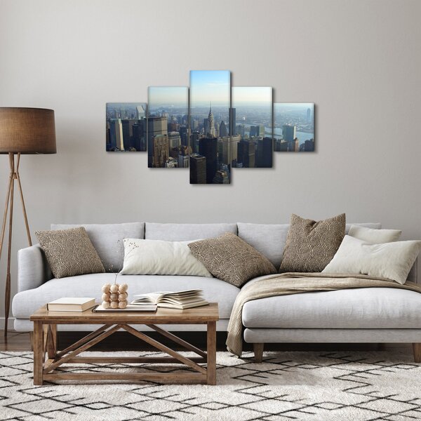 Obraz - Manhattan za dnia (125x70 cm)