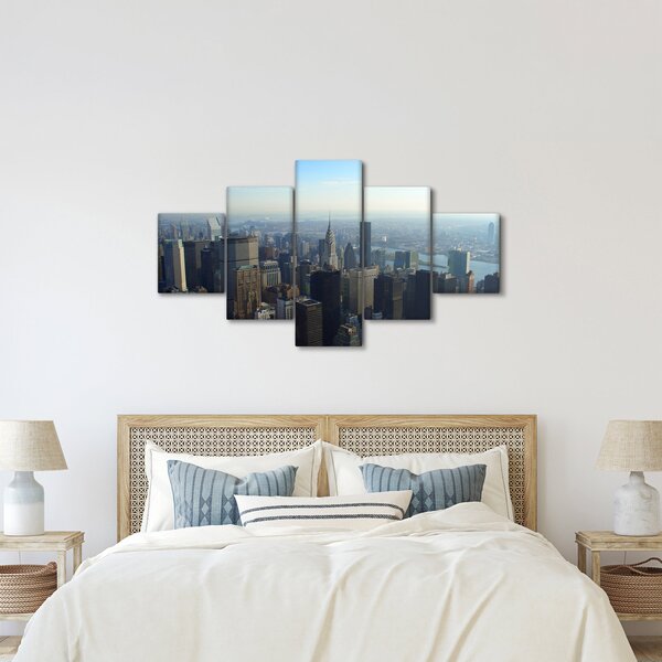 Obraz - Manhattan za dnia (125x70 cm)