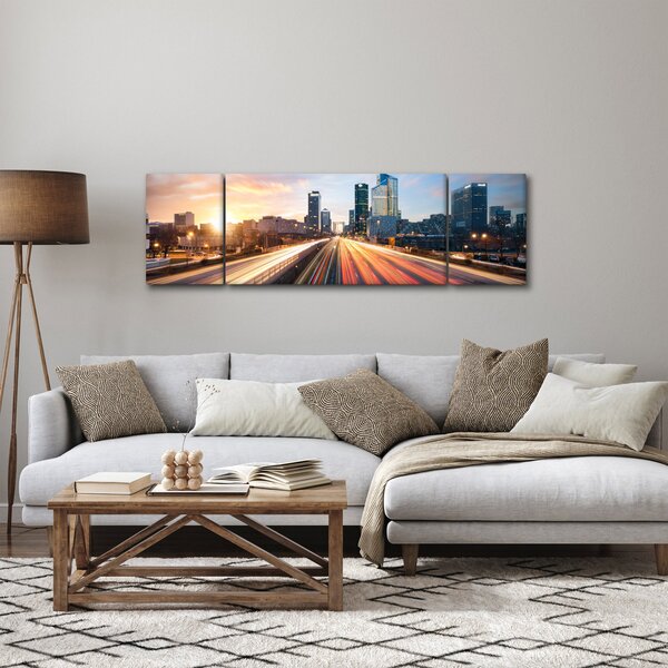 Obraz - Droga wielkiego miasta (170x50 cm)