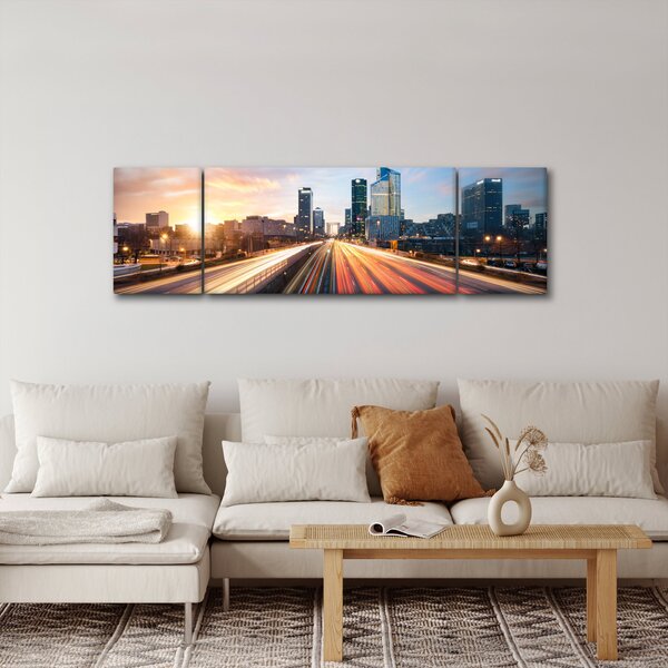 Obraz - Droga wielkiego miasta (170x50 cm)