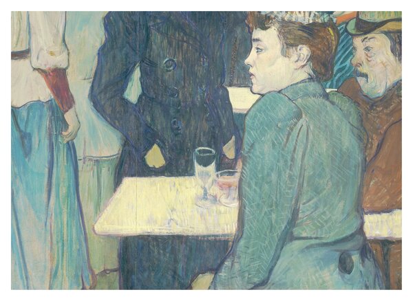 Obraz - Henri de Toulouse-Lautrec, A Corner of the Moulin de la Galette, reprodukcje (70x50 cm)