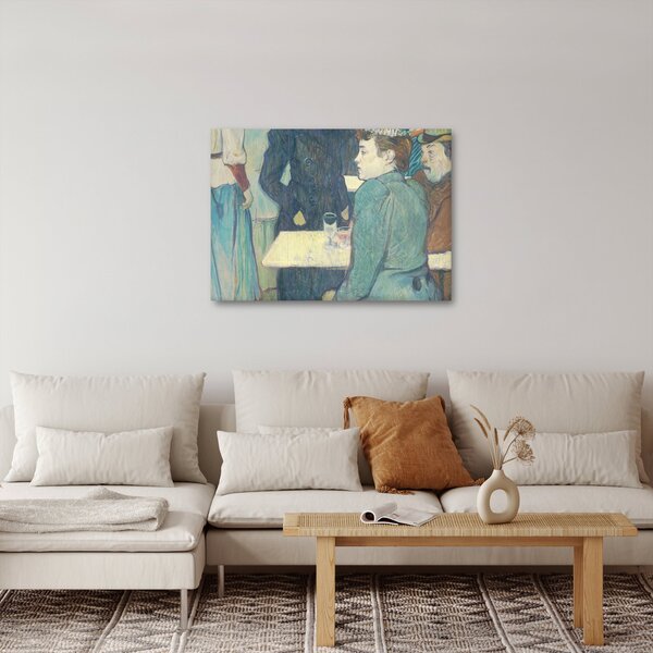 Obraz - Henri de Toulouse-Lautrec, A Corner of the Moulin de la Galette, reprodukcje (70x50 cm)