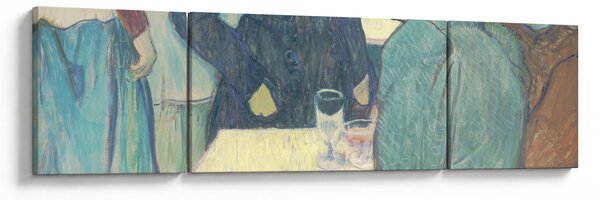 Obraz - Henri de Toulouse-Lautrec, A Corner of the Moulin de la Galette, reprodukcje (170x50 cm)