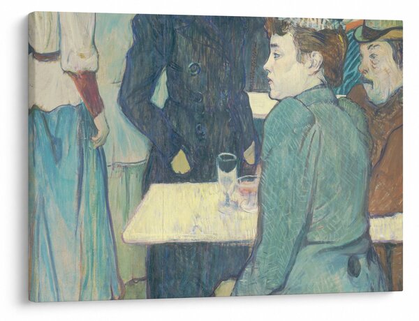 Obraz - Henri de Toulouse-Lautrec, A Corner of the Moulin de la Galette, reprodukcje (70x50 cm)