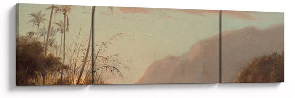 Obraz - Camille Pissarro, A creek in st. Thomas (Virgin Islands), reprodukcje (170x50 cm)
