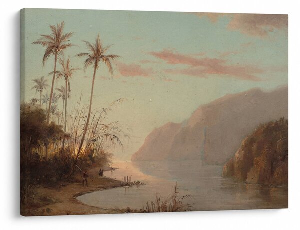 Obraz - Camille Pissarro, A creek in st. Thomas (Virgin Islands), reprodukcje (70x50 cm)