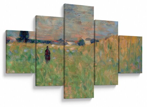 Obraz - Georges Seurat, A Summer Landscape, reprodukcje (125x70 cm)